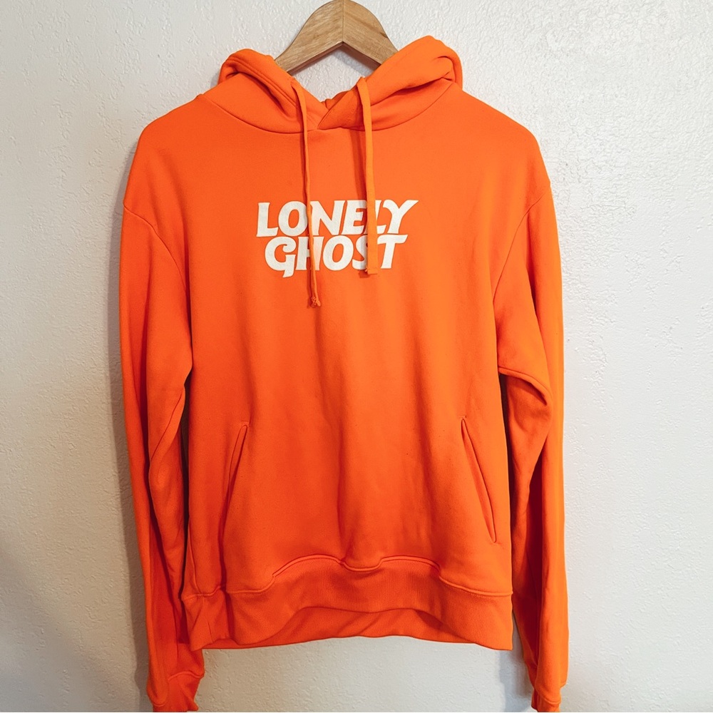lonely ghost spray paint sweatshirt hoodie